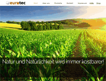 Tablet Screenshot of euratec.de